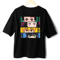 Demon Slayer Oversized T-Shirt Unisex - Black
