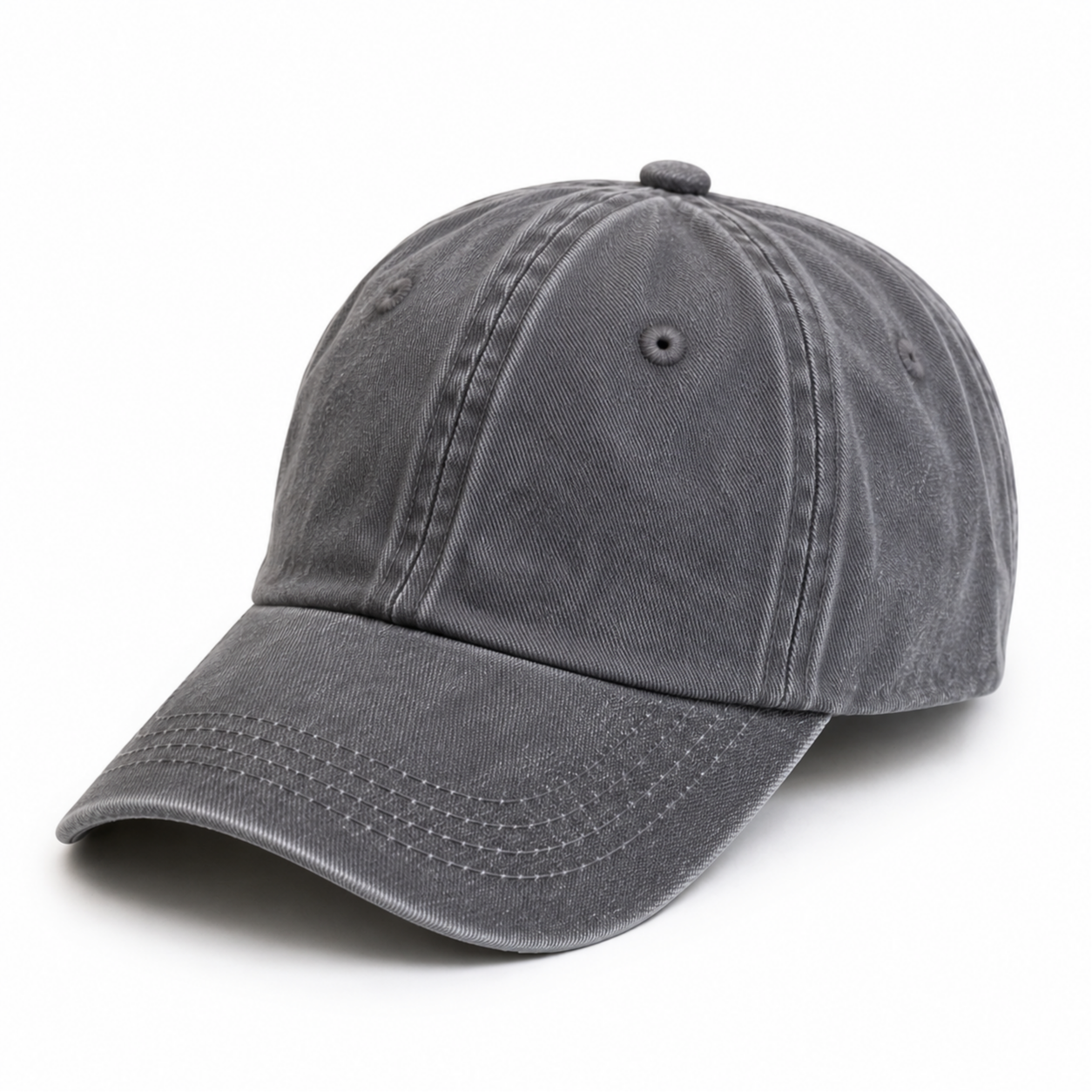 Vintage Washed Baseball Cap – Grey