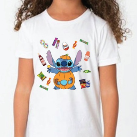 Stitch Kids T-Shirt Qatar Edition - White