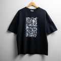 Printed Oversized T-Shirt - Black