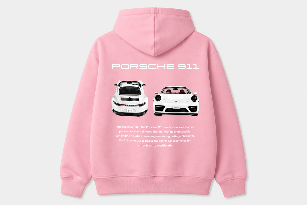 Porsche hoodie-pink