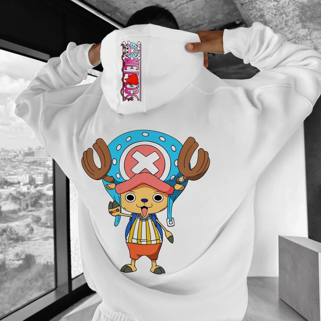 Onepiece Chooper hoodie - White