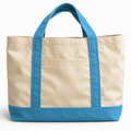 Beach Canvas Tote Bag – Blue