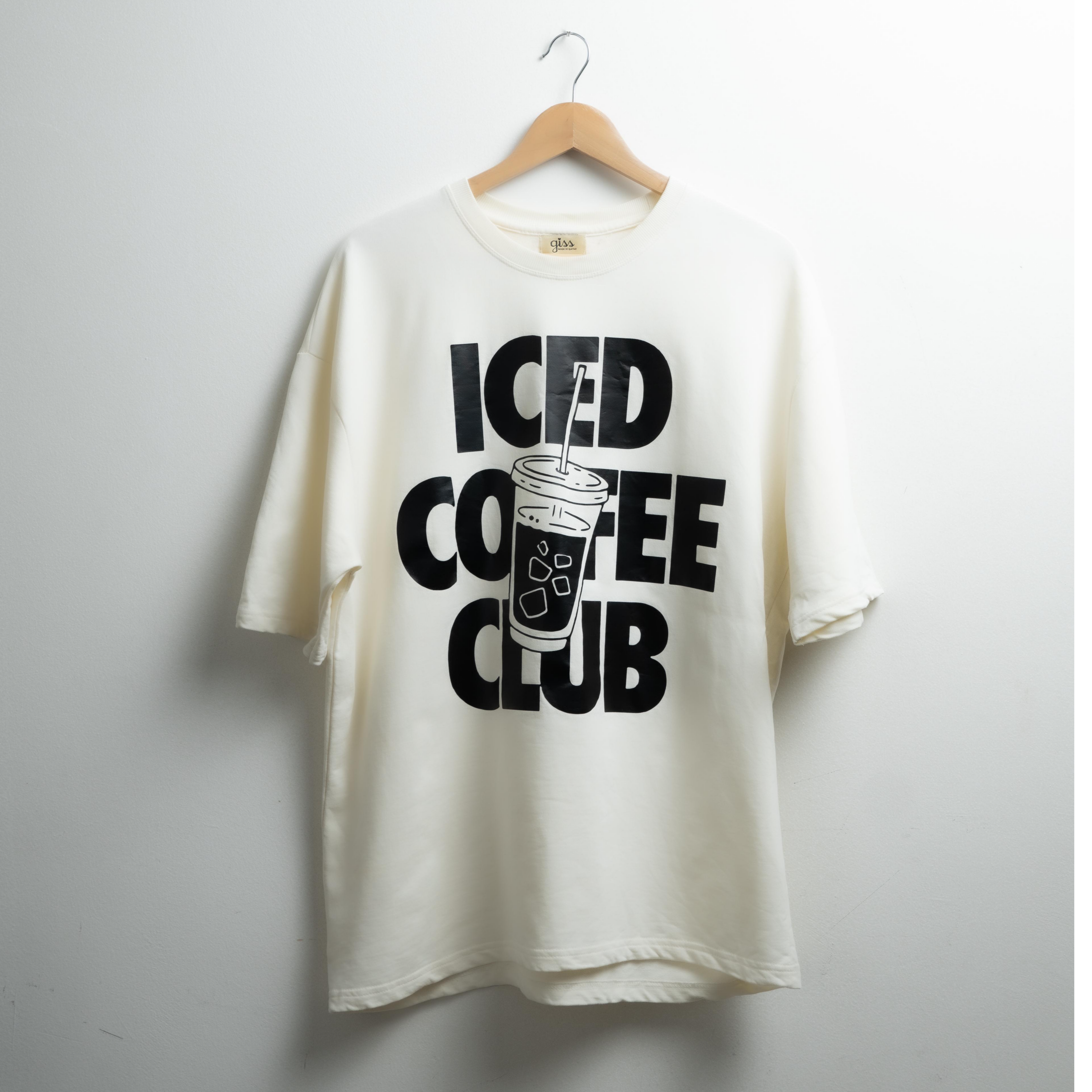 Oversized T-Shirt with Print - Off White